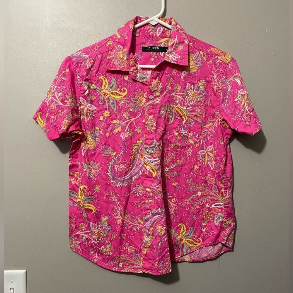 Lauren Ralph Lauren short sleeve button down
